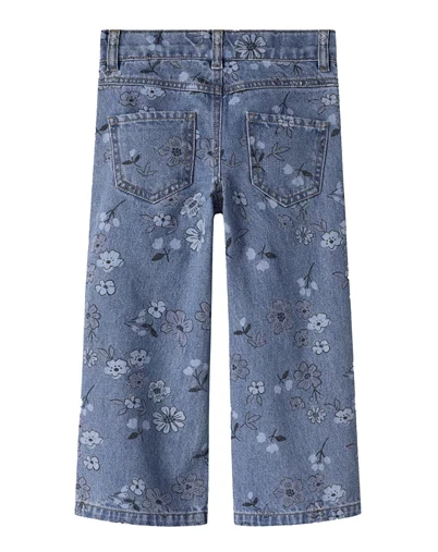 Name it - NMFRose Wide Jeans - Medium Blue Denim